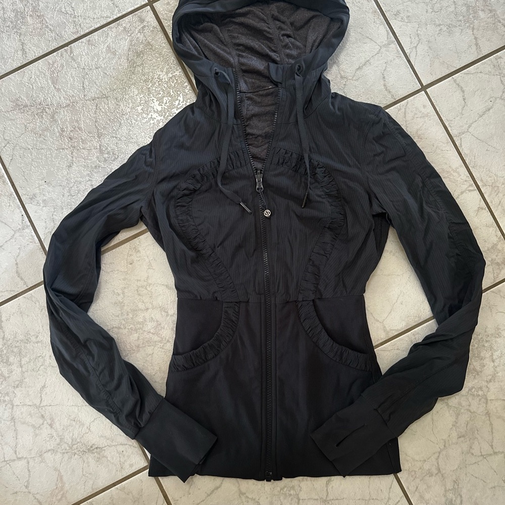 Lululemon Black Hooded Jacket